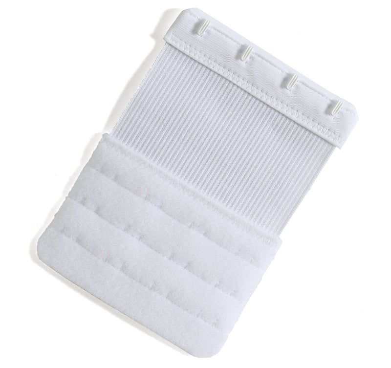 YARBAR Bra Extenders 4 Hook Stretchy Bra Strap Extender Soft and Comfortable, Pack of 3 - Image 4